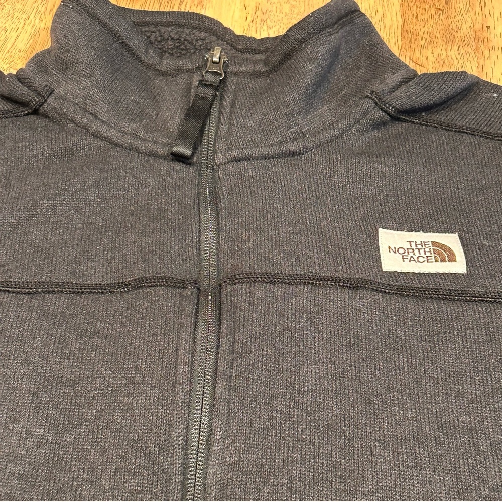 The‎ North Face | Gordon Lyons Quarter-Zip Fleece Pullover | Black Men's Medium - Picture 5 of 7